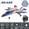 Avión Modle RC Avión F22 Trucos 24G Radio Control Planeador Remoto 3D Avión EPP Espuma Niños Juguetes para niños 231114