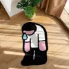 Carpet LAKEA Tufting Sadness Man Rug Doormat Floor Anti Slip Pad Bathroom Soft Plushy Bedroom Bedside Funny Home Room Decor 230414