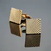 Cuff Links High quality Novelty cuff links copper Metal Laser engraving cufflinks mans French suit accessories Jewellery 231114