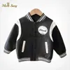 Vestes Mode bébé garçon PU cuir veste de Baseball printemps automne enfant en bas âge enfants épais Faux cuir manteau Sport vêtements d'extérieur 1-7Y J231115