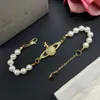 Brand de designer de moda Charm Bracelets Luxury Planet Jóias Saturn ChainBracelet Metal Pearl For Woman Gold Bracelet Rtgtr