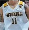 Mich28 NCAA College Wyoming Cowboys Basketball Jersey 14 Austin Mueller 22 Kenny Foster 23 Kwane Marble II Customed Sched