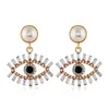 S3582 Winkel-Auge der Art- und Weiseschmucksache-Frauen baumeln Ohrring-bunte Rhinestone-Augen-Ohrringe