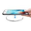 10W 15W Wireless Charger USB QC 3.0 Type-C Round Pad för iPhone 15 14 13 12 Pro Max 11 Qi Fast Charging Station för Samsung Note 20 S21 S22 S23 Ultra in Retail Box Ny