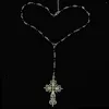 Pendant Necklaces Punk Cross Gothic Vinatge Jewelry Black Pearl Necklace Luxurious Metal Bohemian Harajuku Turkey Sexy