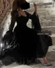 Vestidos de festa ocasião especial Prom formal baanqueiro preto Clube Vestidos de Fiesta Arábia Saudita Vestido noite