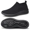 Dress Shoes Men s Spring Casual Sneaker Breathable Ultralight Slip On Mesh Sock Mouth Jogging Athletic Damping Big Size 40 48 231115