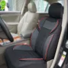 2023 4mm Sponge Car Seat Cover 5D Design Accessories Interiör universell storlek Passning för de flesta med sidoarmstöd