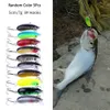 Ganchos de pesca crankbaits conjunto de cores mista isca de isca de peixinho minnew bass swimbait swimbra de nadar dura