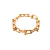 T bracelet diamond bracelet designer bracelet U Horseshoe moissanite bracelet lover bracelet gold lover bangle womens jewelry Lover Bracelet
