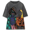 Damen T-Shirt Garaouy Sommer T-Shirts Frauen Cartoon Lustige Mode Kleidung Kleidung Grafik Tops Lady Print Female Tee Camisetas Mujer 230414