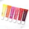 Lip Gloss Fruit Burst Lip Oil Scented Plum Gloss Hidratante Geléia Brilhante Vitamina E Óleos Lipgloss 6 Pcs Drop Delivery Health Beauty Make Dhiol