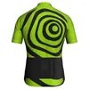 Giacche da corsa Uomo Pro Maglia manica corta Bicicletta Giacca da ciclismo Maglia da bici MTB Strada Uniforme Abbigliamento da ciclismo Bib Motocross Shirt Wicking