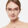 Zonnebril 2023 Retro Mannen En Vrouwen Anti-blauw Licht Bril Eenvoudige Mode Cat-eye Anti Computer Stralingsbril