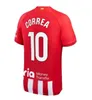 23 24 120 -årsjubileum Atletico Madrids Soccer Jerseys Griezmann 2023 2024 M.llorente Koke Saul J M Gimenez Correa Lemar Football Shirt Men Kids Kit Set Uniforms