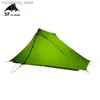 Tendas e abrigos 3F UL GEAR LanShan 2 pro 2 pessoas Outdoor Ultralight Camping Tent 3 Season Professional 20D Nylon Ambos os lados Silicon Tent Q231117