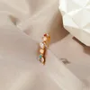 Backs Kolczyki bez przebitych kolorowych kryształów dla kobiet prosty ekologiczny klip z okładem Fałszywe chrząstki ucha kość biżuterii Brincos