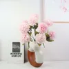 8cm Embroidered Ball Simulation Bouquet Tabletop Flower Arrangement Decoration Shooting Props Holding Flowers African Ball Chrysanthemum Vase Flowers