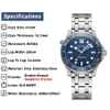 Andere Uhren PHYLIDA Blaues Zifferblatt NH38a Automatikuhr Diver 200 Saphirglas SLN BGW9 Lume SE BL 38 231114