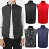 Men's Vests 9 Places Heated Vest Men Women Usb Heated Jacket Thermal Clothing Hunting Sports Hiking Men's Heating Vest S-4XL Heating Clothes 231115