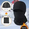 Berety zimowe polar koralowy Balaclava Mężczyźni twarz maska ​​szyja cieplejsze czapki termiczne okładka taktyczna sportowa sportowa szalik narciarski