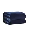 Koce zimowe rozmyte flanelowe koc puszysty ciepła miękka sofa pokrywa solidna kolor trwałe bedspread Coral Plush na biuro 231115