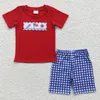 Комплекты одежды 2023 Продукты RTS Sassy Baby Floral Clothing Детская шорты костюмы для девочек Summer Boutique Tistfitsj3k6