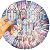 50pcs-Pack Ins Style Church Stickers Vattentäta vinylklistermärken för bagagevattenflaska Laptop bilplanerare Scrapbooking Phone Mac Door Wall Decals