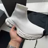 Luksusowy projektant Recurcled XL Sock Knit Sneaker zimowe buty kostki lekkie buty kobiety kobiety mężczyźni biegacz buty prędkości siatka i szerokie podeszwy styl 35-46box
