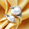 Conjuntos de joias de casamento FENASY 925 Conjuntos de joias de prata esterlina Natural Pearl Stud Brincos Personalizados Colar de corrente com pingente boêmio para mulheres Conjunto de anel 231115