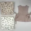 Sukienki dla dziewcząt sukienki dla dzieci 2023 Letnia marka Design Girls Cute Flower Princess Baby Ubrania