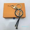 Keychains Alphabet Car Keychain Trendy Lace Circle Woven Bag Charm Lanyard top