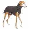 Hundkläder Greyhound Stora hundkläder Turtleneck Skjorta Whip Hound Stretch Fleece Vest Pet Pullover Coat för små medelstora stora hundar 231114