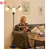 Floor Lamps RSSER 3-Light Gooseneck Tree Standing Lamp Modern Flexible LED Adjustable Metal White Shades For Living Room E26