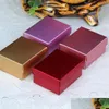 Gift Wrap 6.5X8X3.8 Cm Colored Paper Candy Box Party Diy Soap Packaging Small Cake Cookie Boxes Lx1899 Drop Delivery Home Ga Dhnby