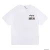 Vêtements de mode de créateurs T-shirts de luxe pour hommes T-shirts occasionnels Marque américaine Rhude Crown Champion Drapeau imprimé de haute qualité Double fil coton à manches courtes T-shirt Garçons G