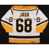 SL CCM Lemieux Penguins Hockey Jersey Jaromir Jagst Capitals 8 Alex Ovechkin svart vit storlek M-XXXL