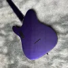 Stephen 7 Strings Metallic Purple Электрогитара String Thru Body Bridge Белая жемчужная накладка Китай Звукосниматели EMG 9V Батарейный ящик Черный Hardawre