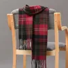 Scarves Cashmere Men Scarf British Style Plaid Fringed Tassels Soft Keep Warm Windproof Winter Scarf Designer Brand Thicken Male Scarf 231114