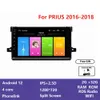 4G Carplay DSP 2din vidéo Android 12 autoradio lecteur multimédia Navigation GPS pour TOYOTA PRIUS 2016-2018