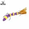 Hameçons de pêche W.P.E MANDULA Leurre Taille L Multicolore Doux Artificiel Bass Tackle Wobblers Nager Appât Pesca 231115