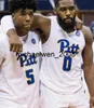 Mich28 Pitt Panthers College Basketball Jersey 12 Joe Mascaro 13 Khameron Davis 14 Curtis Aiken Jr 15 Kene Chukwuka cousu sur mesure