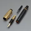 Luxurs Balck Pens Gold With Roller Stationery Ball Gem Write And Gift Classic School Ink Office For Pen Twdjf