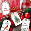 10PC Biglietti d'auguri Natale Buon Kraft Etichetta di carta Regalo di Natale Gancio Benedizione fai da te Gancio Navidad Capodanno 2024 Carta regalo festa 231115