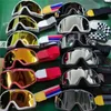 Utomhus Eyewear Outdoor Sports Motorcykelglasögon Retro Motocross Riding Cycling Solglasögon Vindtät anti Sand off-road Universal Glasses 231114