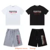 Designer Mode Vêtements Hommes Tees Tshirt Trapstar Nouvelle Lettre Simple Impression Été Coton Lâche Couple T-shirt À Manches Courtes Ensemble Short Et Haut