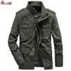 Vestes pour hommes Veste en jean pour hommes Business 100% coton manteaux lavés multi-poches tactique militaire Cargo Varsity Bomber vestes hommes Parkas 231115