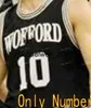 MICH28 NCAA College Wofford Terriers كرة السلة Jersey 5 Storm Murphy 10 Nathan Hoover 11 Ryan Larson 12 Alex Michael Custom Stitched