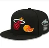 Miami''Heat'''all Caps Casquette 2023-24 unisex moda bawełna bawełniana baseball czapka snapback kapelusz kobiety sun hapoidery wiosna letnia czapka hurtowa a14