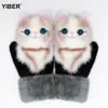 Fünf-Finger-Handschuhe, Winterhandschuhe, Mädchen, Weihnachtsgeschenke, Kinder, Erwachsene, Handschuhe, 5–15 Jahre, Winter, warm, für Kinder, plus Samt, verdickt, Cartoon-Outfit, 231115